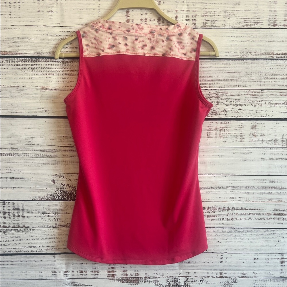 Adidas Pink Tank Top with White Accents - Picture 5 of 8